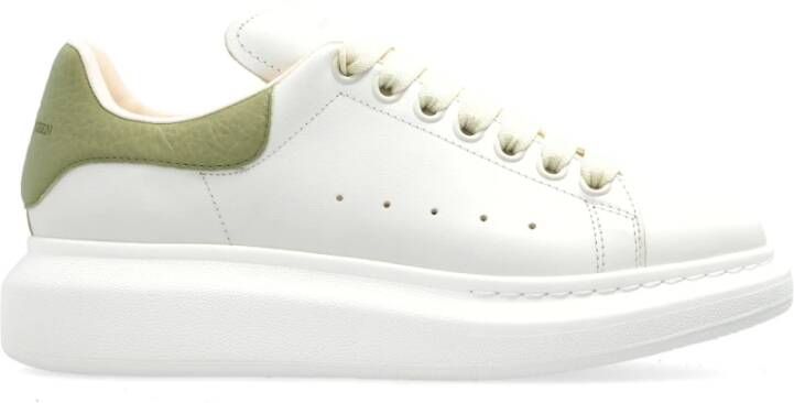 Alexander mcqueen Witte Veterschoenen met Oversized Zool White Dames