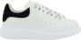 Alexander mcqueen Witte leren sneakers met roze suède hak White Dames - Thumbnail 1