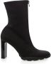 Alexander mcqueen Stijlvolle Neopreen Leren Laarzen Black Dames - Thumbnail 1