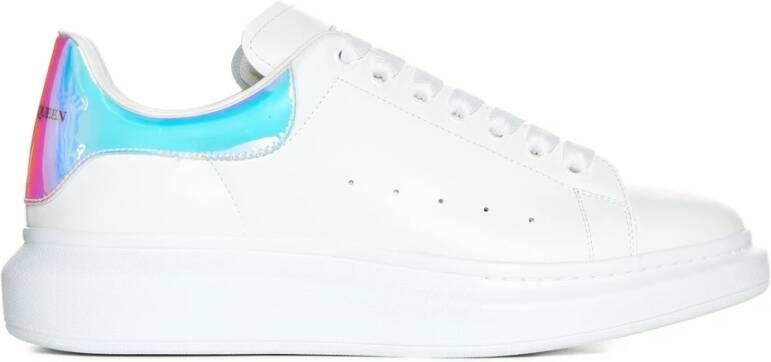 Alexander mcqueen Witte en iriserende leer over extra grote sneakers Wit Heren