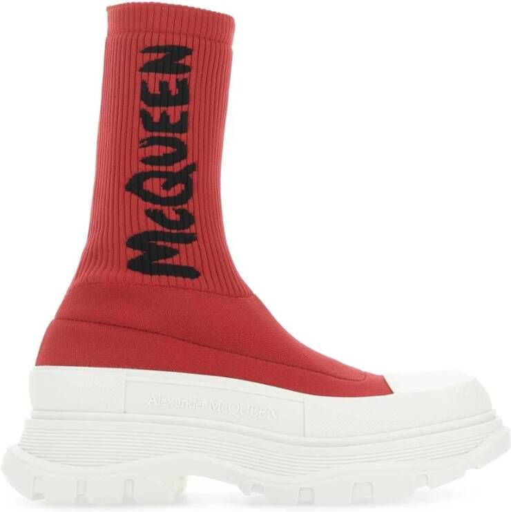 Alexander mcqueen Stijlvolle Sneakers voor Vrouwen Rood Dames