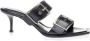 Alexander mcqueen Stijlvolle Zwarte Leren Sandalen Black Dames - Thumbnail 1