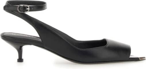 alexander mcqueen Stiletto Heel Punk Sandal Black Dames