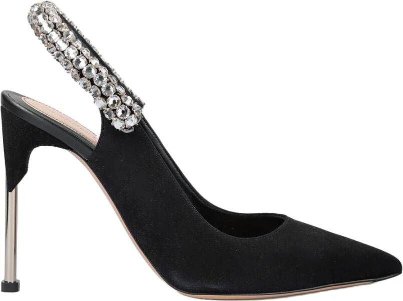 Alexander mcqueen Suède Decollete Schoenen Black Dames