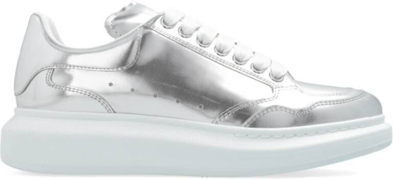 Alexander mcqueen Techy Oversized Sneakers Zilver Logo Gray Dames