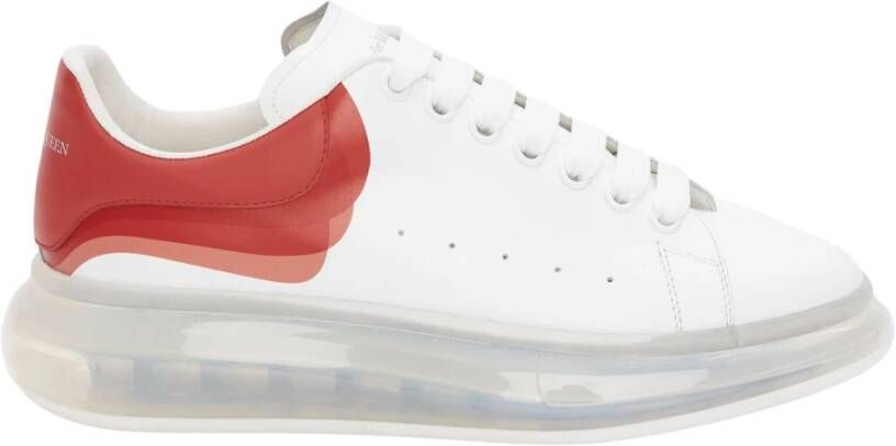 Alexander mcqueen Transparante Zool Lust Rode Sneaker Red Heren