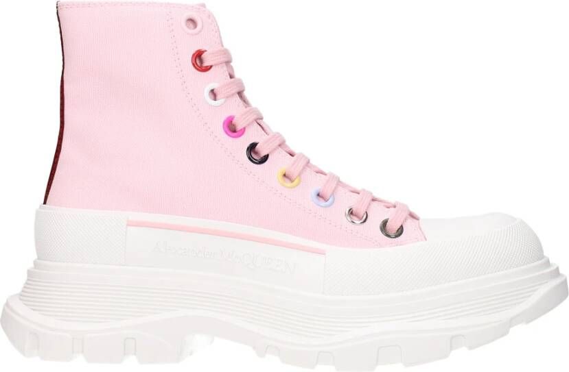 Alexander mcqueen Tread Slick Sneakers Verrijk je sneakercollectie Roze Dames