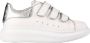 Alexander mcqueen Velcro Leren Sneakers White Dames - Thumbnail 1