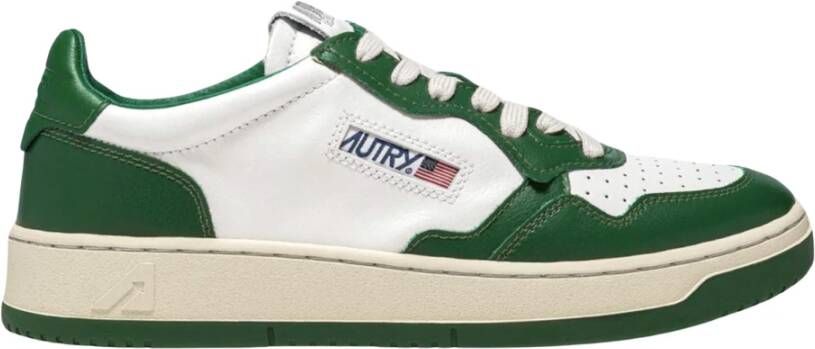 Alexander mcqueen Vintage Groen Wit Leren Sneaker White Heren