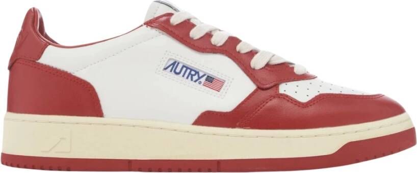 Alexander mcqueen Vintage Rood Wit Leren Sneaker Red Heren