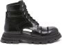 Alexander mcqueen Zwarte Leren Enkellaarzen Wander Black Dames - Thumbnail 1