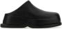 Alexander mcqueen Wave Zwarte Leren Platform Slippers Black Dames - Thumbnail 1