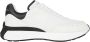 Alexander mcqueen Wit Zwart Zilver Leren Sneakers White Heren - Thumbnail 1