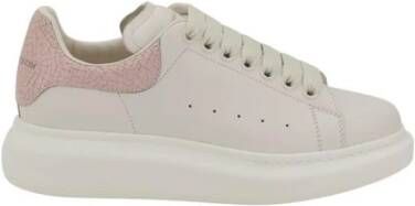 Alexander mcqueen Witte Sneakers met Contrasterende Hiel White