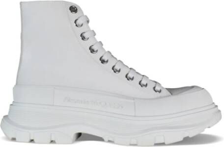 Alexander mcqueen Luxe Sneakers met Stoffen Bovenwerk Wit Dames