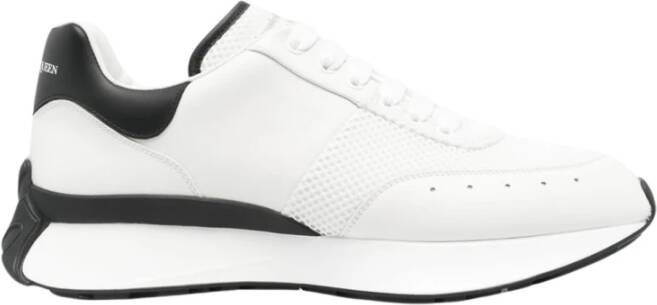 alexander mcqueen Witte Chunky Sneakers met Italiaanse Details White Heren