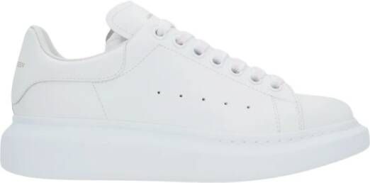 alexander mcqueen Witte lage sneakers met logo White Dames