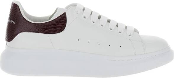 Alexander mcqueen Witte lage top sneakers ronde neus White Heren