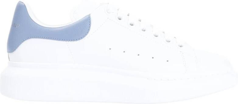 Alexander mcqueen Witte Leren Sneakers Klassieke Stijl White Heren