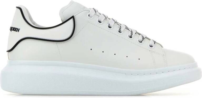 Alexander mcqueen Witte leren sneakers met hak White Heren