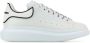 Alexander mcqueen Witte leren sneakers met hak White Heren - Thumbnail 1