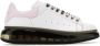 Alexander mcqueen Witte leren sneakers met roze hiel White Dames - Thumbnail 1