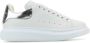 Alexander mcqueen Witte Leren Sneakers met Zilveren Hiel White Dames - Thumbnail 5