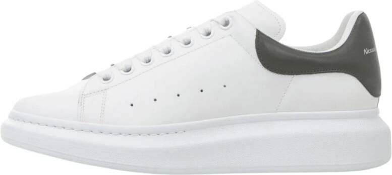 Alexander mcqueen Witte Leren Sneakers voor Mannen White Heren