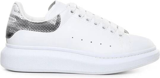 Alexander mcqueen Witte Leren Oversize Sneakers White Heren