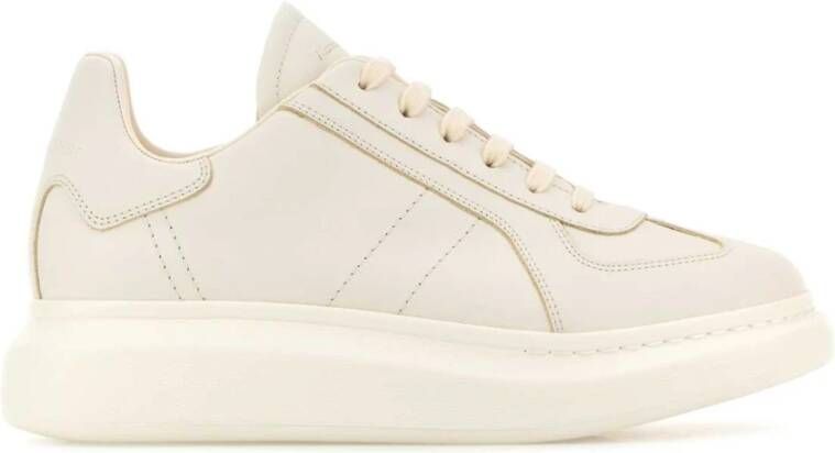 Alexander mcqueen Witte Leren Sneakers White Heren