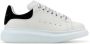 Alexander mcqueen Witte Leren Sneakers Zwarte Suède Hiel White Dames - Thumbnail 5