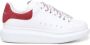 Alexander mcqueen Witte Rode Leren Sneakers met Oversized Zool White Dames - Thumbnail 1