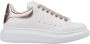 Alexander mcqueen Witte Roze Metallic Leren Sneakers White Dames - Thumbnail 1