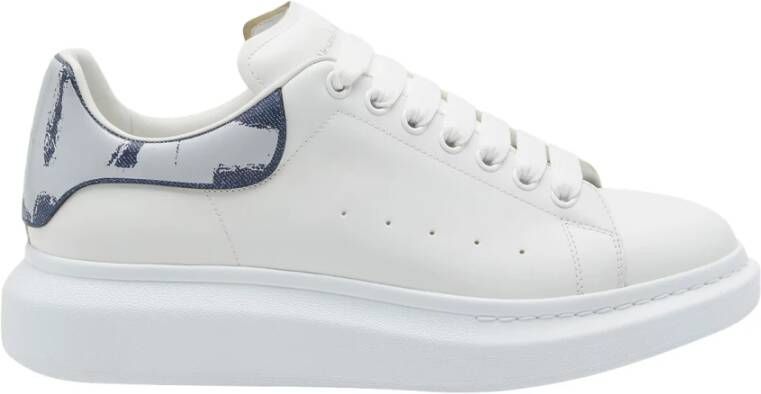 Alexander mcqueen Witte Sneakers met Graffiti Print White Heren