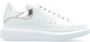 Alexander mcqueen Witte Leren Sneakers met Zilveren Accenten White Dames - Thumbnail 15