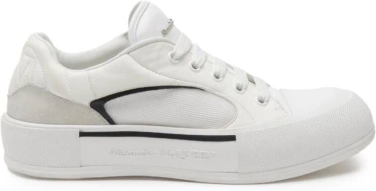 alexander mcqueen Witte Sneakers met Oversized Rubberen Zool White Heren