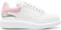 Alexander mcqueen Witte Leren Sneakers Roze Suède Hiel White Dames - Thumbnail 10