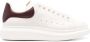 Alexander mcqueen Witte leren sneakers met bordeauxrode hiel White Heren - Thumbnail 14