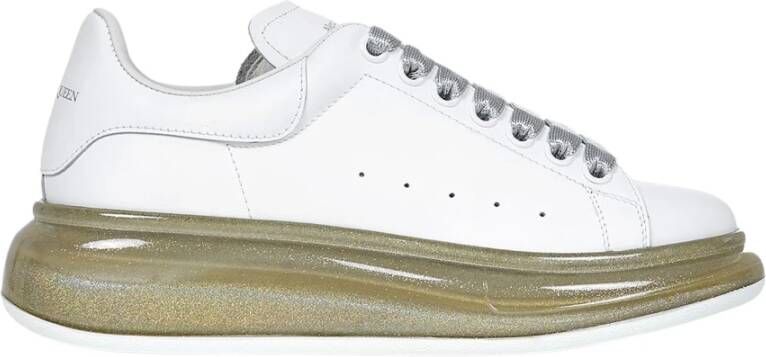 Alexander mcqueen Larry Glitter Zool Sneakers Wit Dames