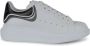 Alexander mcqueen Witte Zilveren Leren Sneakers Ronde Neus White Heren - Thumbnail 1