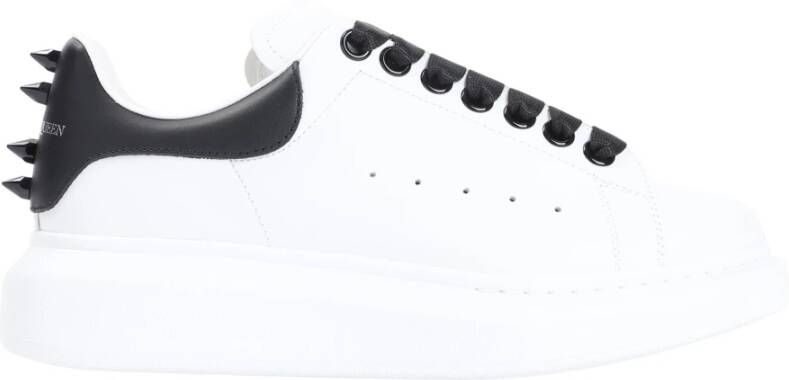 alexander mcqueen Witte Zwarte Sneakers White Dames