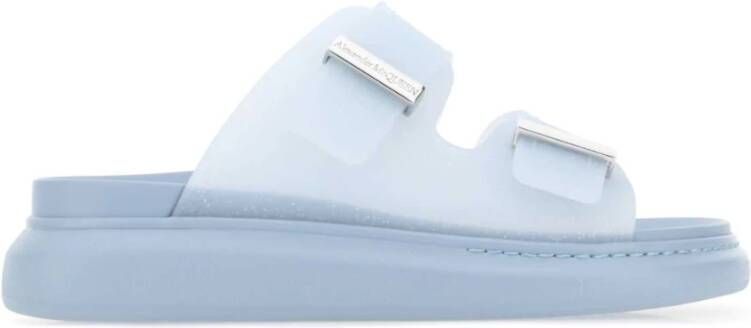 Alexander mcqueen Zomerse Sliders voor Vrouwen Blauw Dames