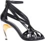 Alexander mcqueen Zwart Zilver Goud Sandaal Black Dames - Thumbnail 1