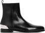 Alexander mcqueen Zwart Zilver Leren Laarzen Black Heren - Thumbnail 1