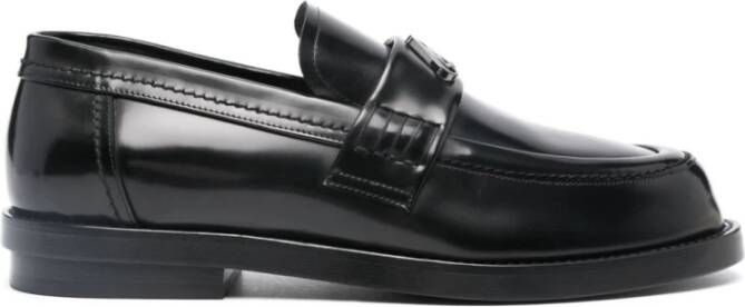 Alexander mcqueen Zwarte Chelsea Platte Schoenen Black Heren