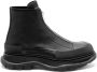 Alexander mcqueen Zwarte Tread Slick Enkellaarzen voor Heren Black Heren - Thumbnail 20