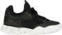 Alexander mcqueen Zwarte leren Court Trainers Black Heren - Thumbnail 1