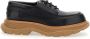 Alexander mcqueen Zwarte Leren Derby Veterschoenen Black Heren - Thumbnail 1