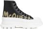 Alexander mcqueen Zwarte Leren Enkellaarzen Black Heren - Thumbnail 1