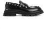 Alexander mcqueen Zwarte Leren Enkellaarzen Loafer Stijl Black Heren - Thumbnail 1